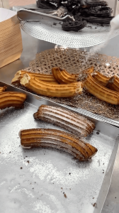 Churros con azucar