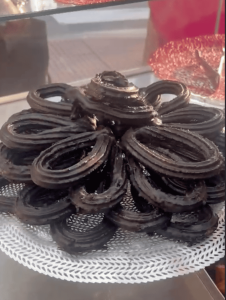 Curros bañados en chocolate